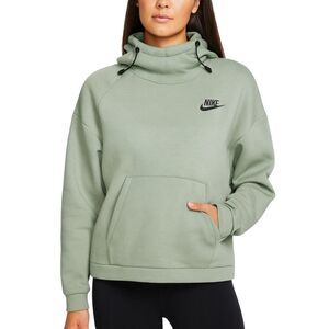 Nike Sportswear Tech Fleece Oversized Hoodie - Size Small - Jade Horizon / Black